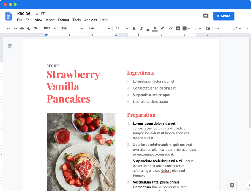 highlight everything in google docs for mac